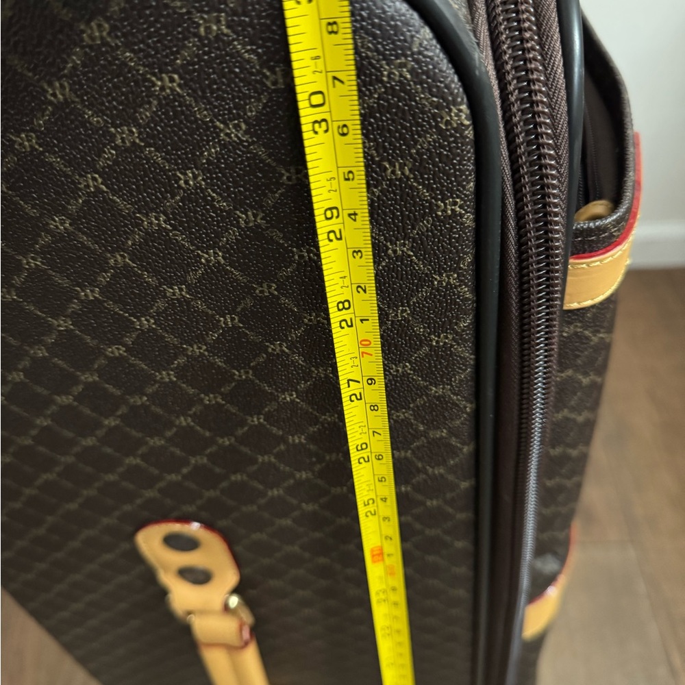 Rioni Large Monogram Leather Luggage - Picture 13 of 16